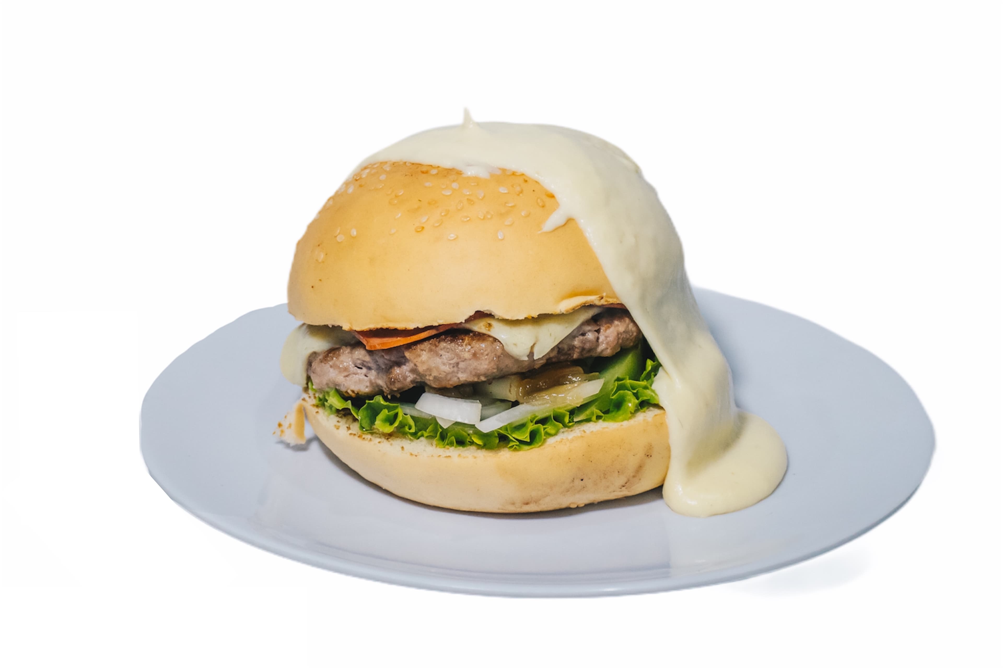Hamburguesa Babosa de Carne + Papas Mr Full