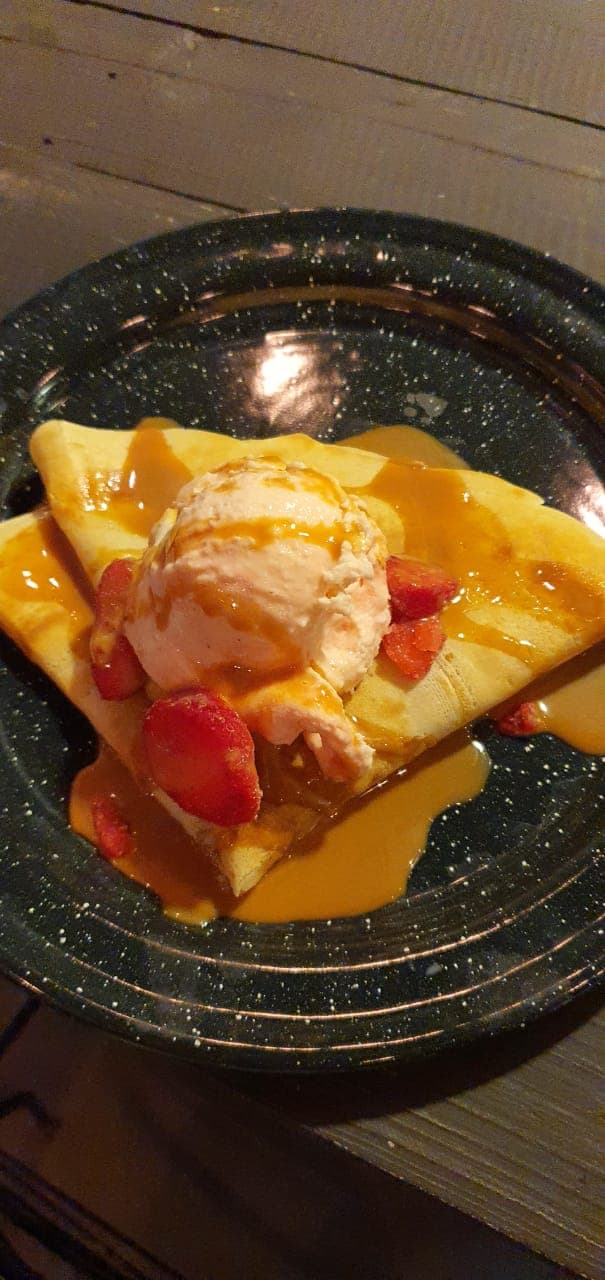 Waffle con Nieve