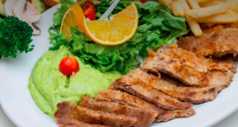 Milanesa con Papas