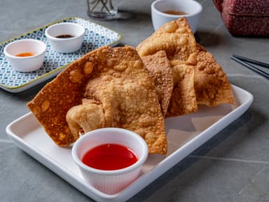 Wan Tan Frito con Salsa Agridulce, 4 unidades