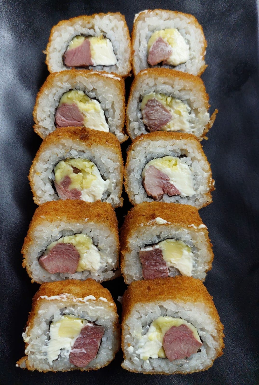 Makis Empanizados Arrachera