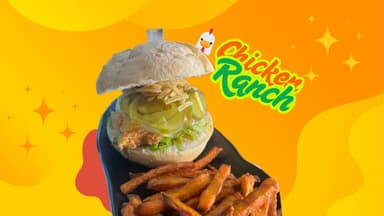 🍄 Mushroom Burger + Papas + Bebida