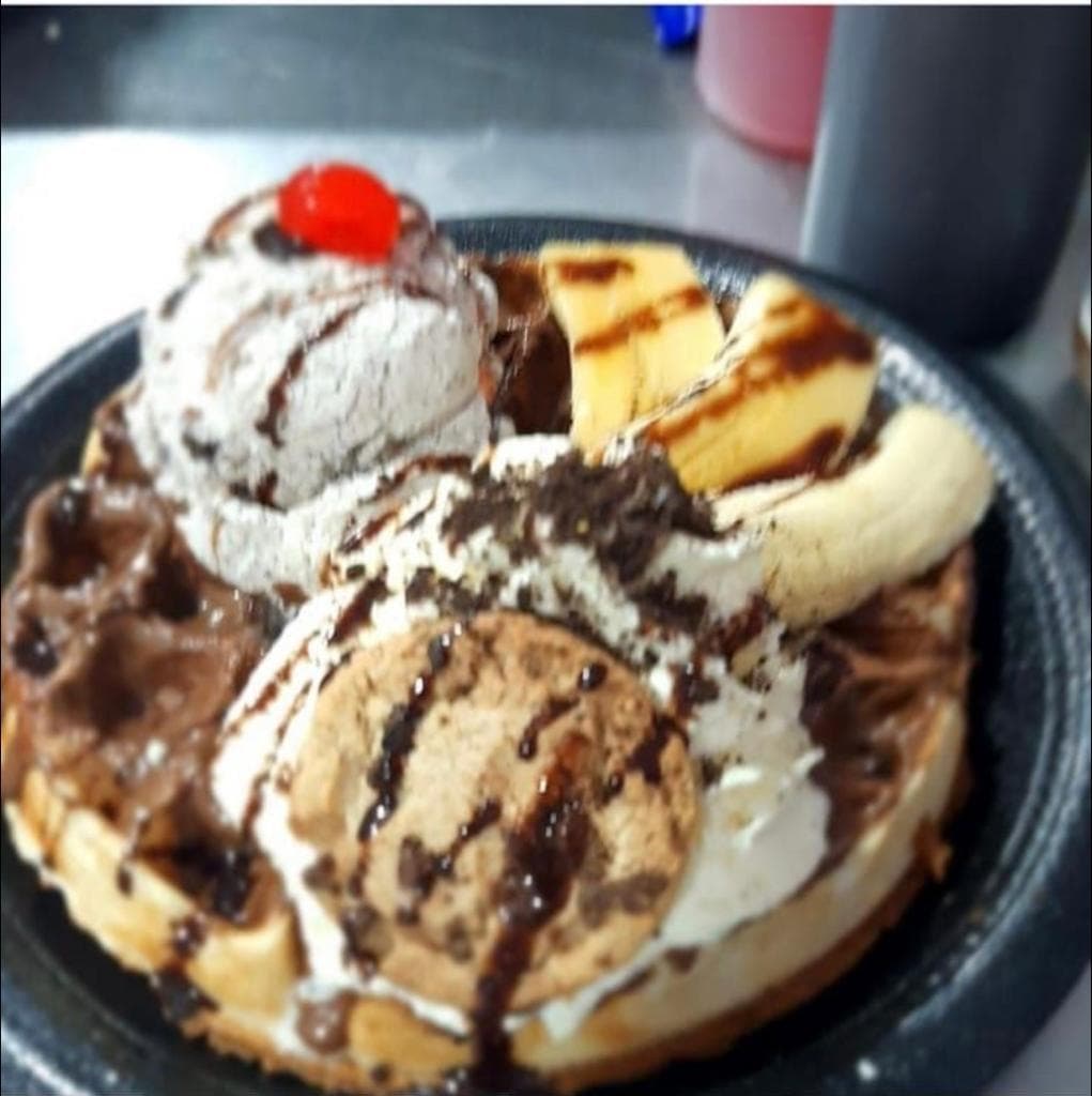Waffle de NUTELLA y Banano