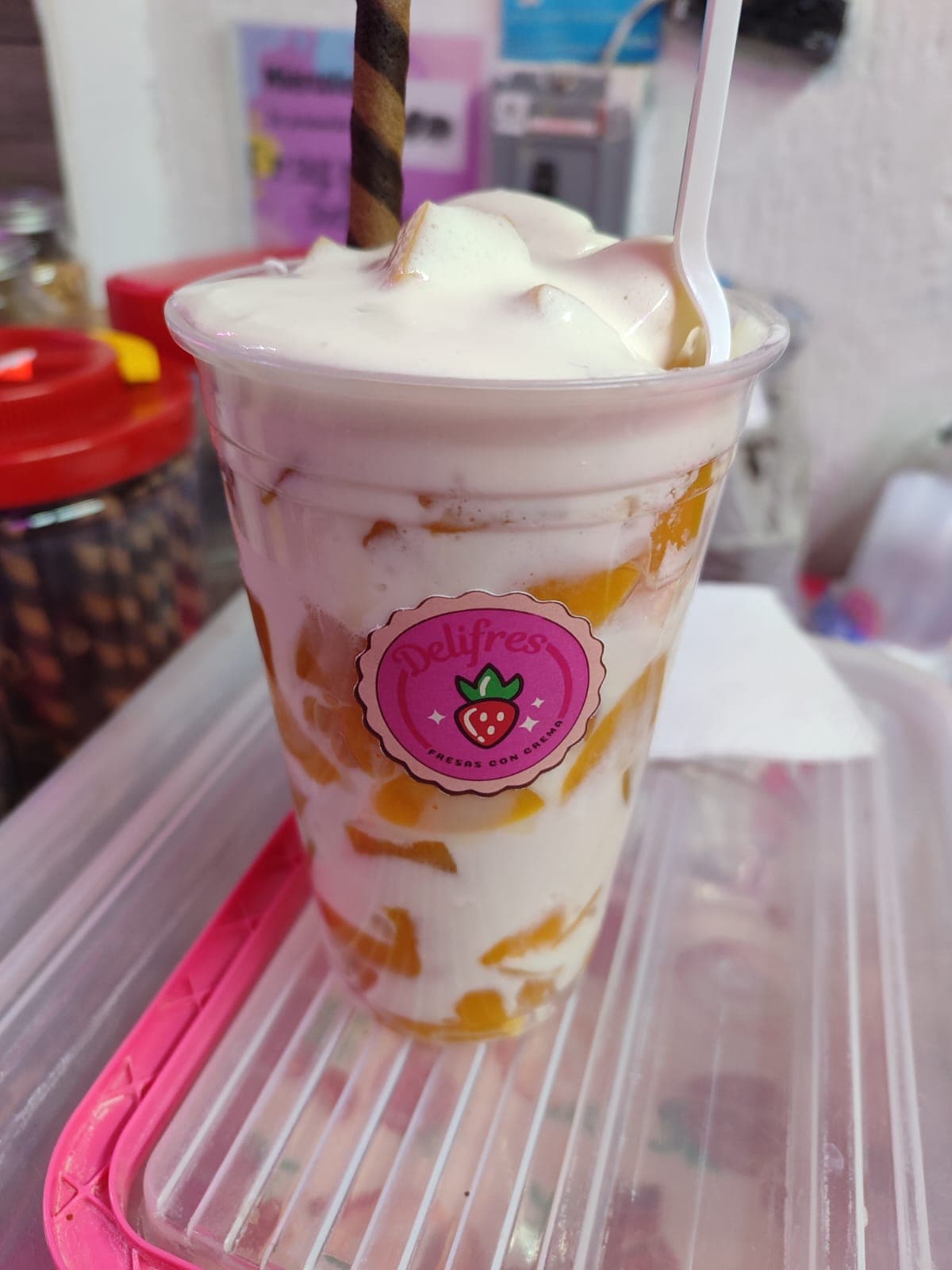 Duraznos con Crema Chicos