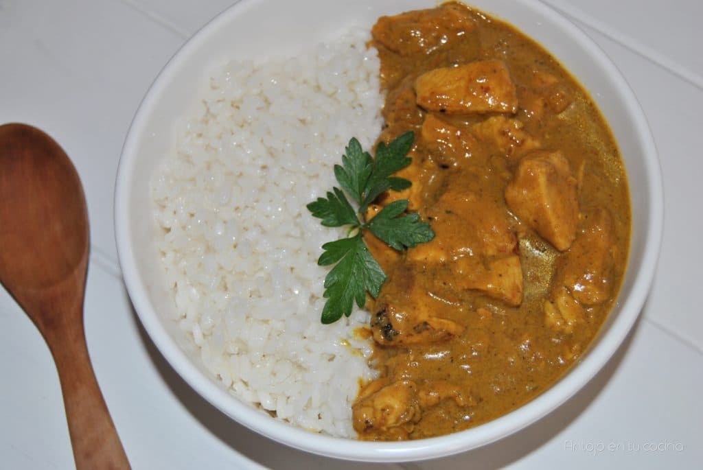 37--Arroz con Pollo en Salsa Curry