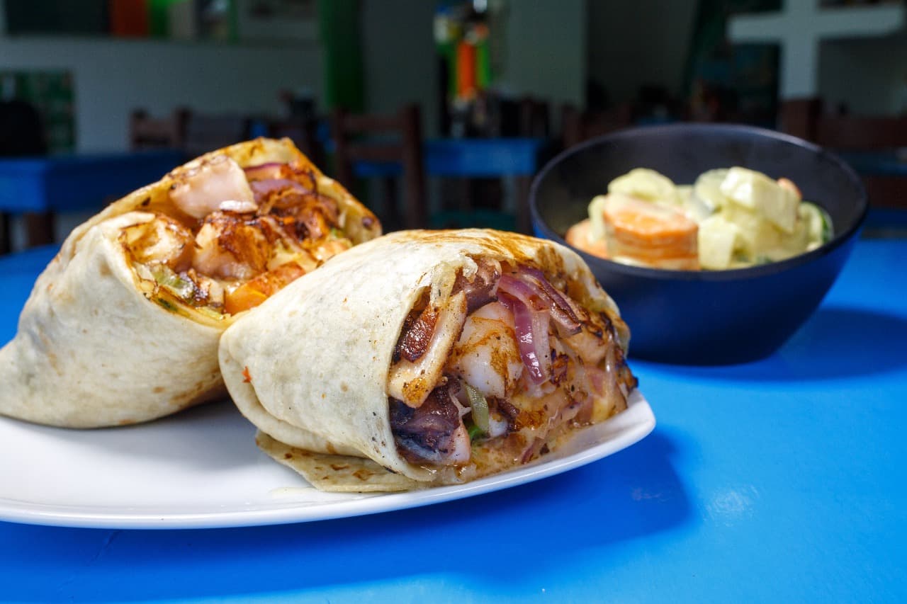 Burrita Camaron y Pulpo
