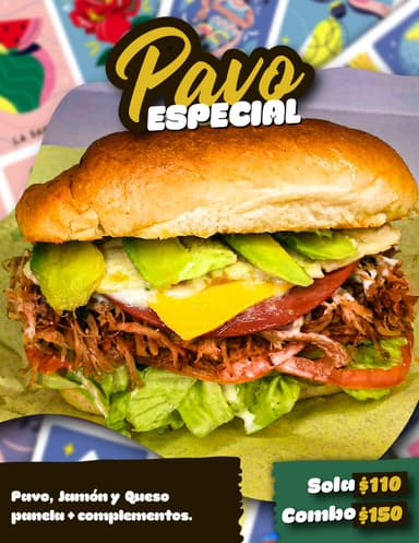 Combo Torta Pavo Especial
