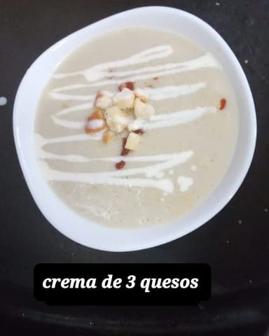Crema de Tres Quesos