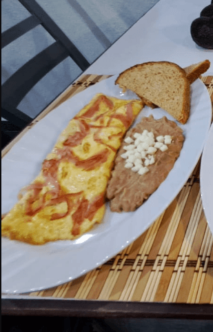 Omelette con Jamón