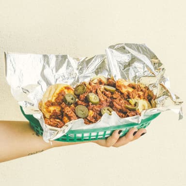 Nachos con "carne"