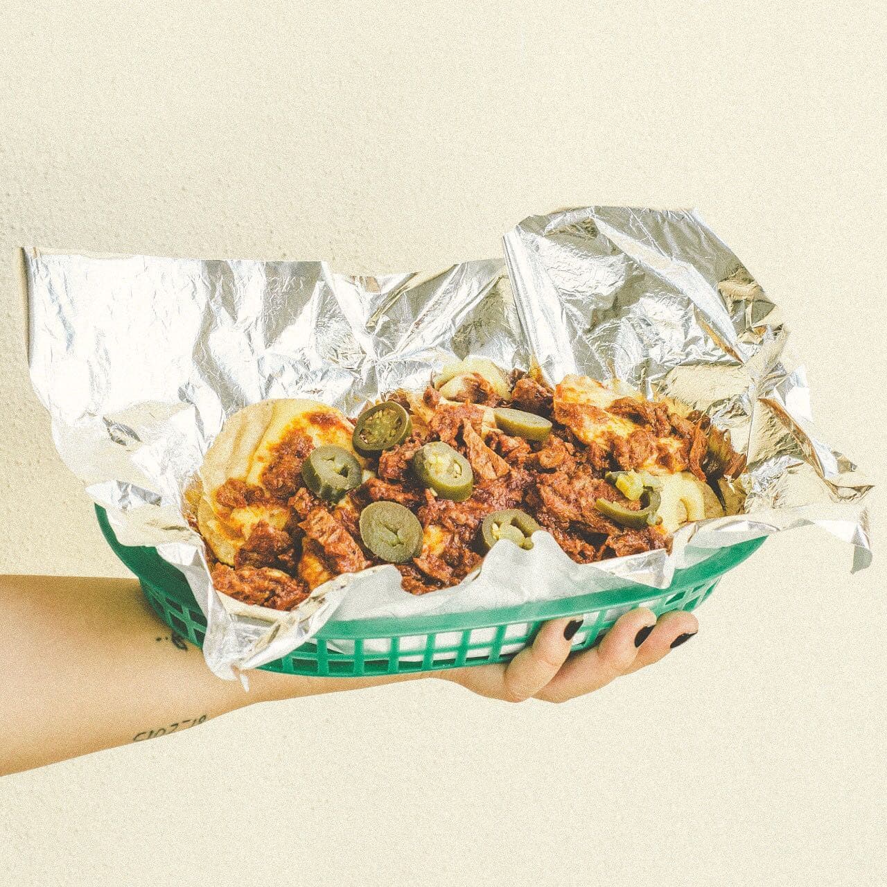 Nachos con "carne"