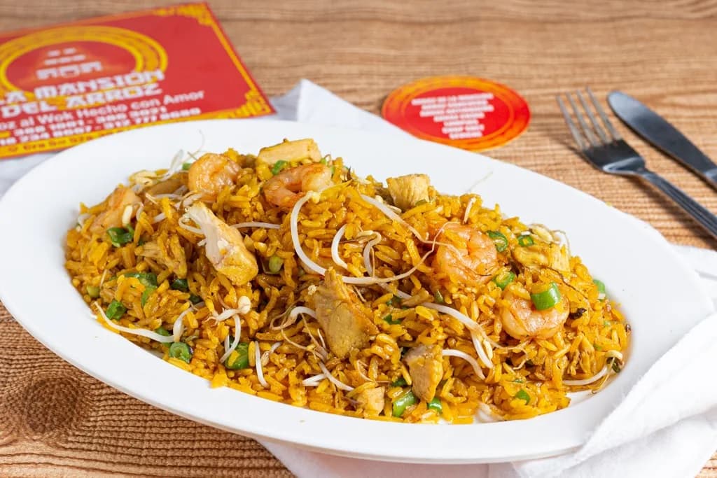Arroz Pollo y Camarón