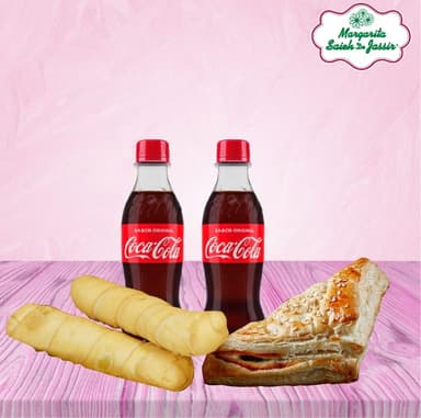 Combo Pastelito Pollo + 2 Deditos + 2 Coca Cola