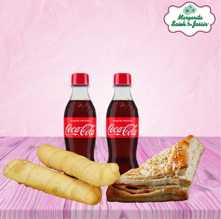 Combo Pastelito Pollo + 2 Deditos + 2 Coca Cola