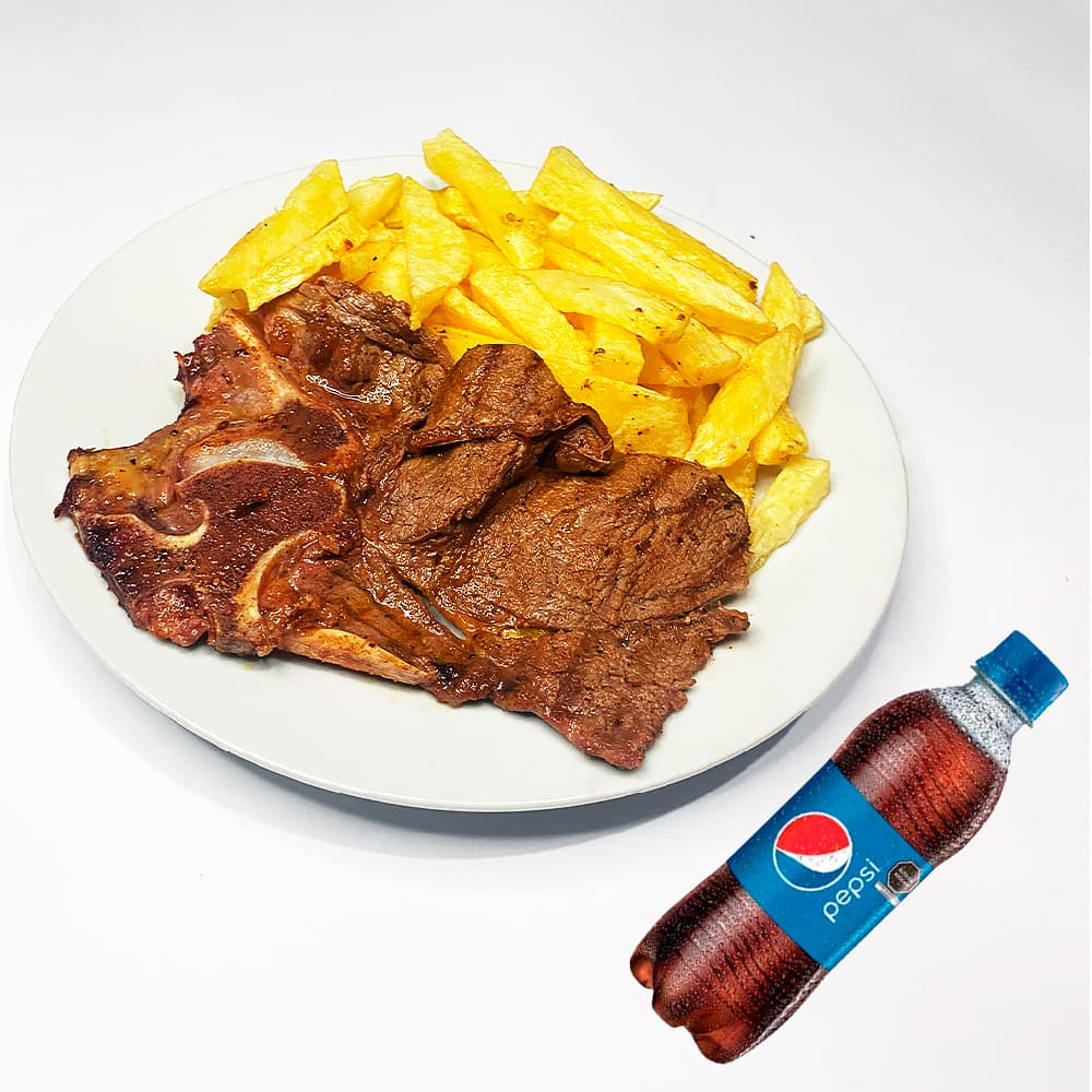 Churrasco A La Parrilla + Pepsi Personal