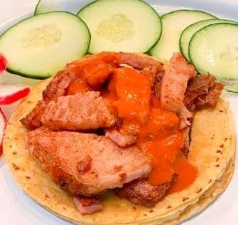 Taco de Chuleta de Harina