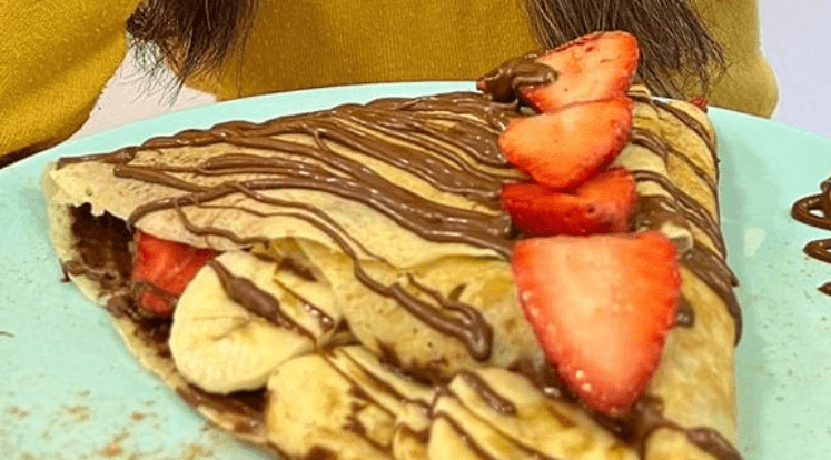 Crepé Dulce Nutella Clásico