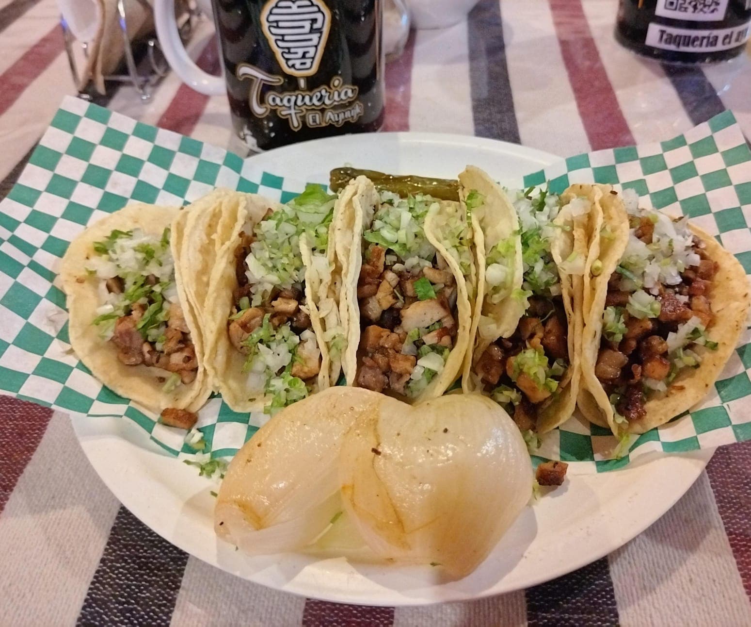 Orden de 5 Tacos doble tortilla (A elegir)