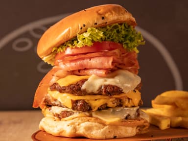 Hamburguesa Triple Mela