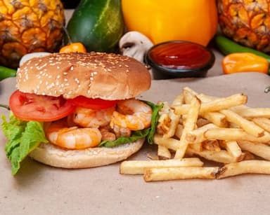 Hamburguesa de Camarón