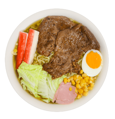 Ramen con Res + Refresco de 400 Ml