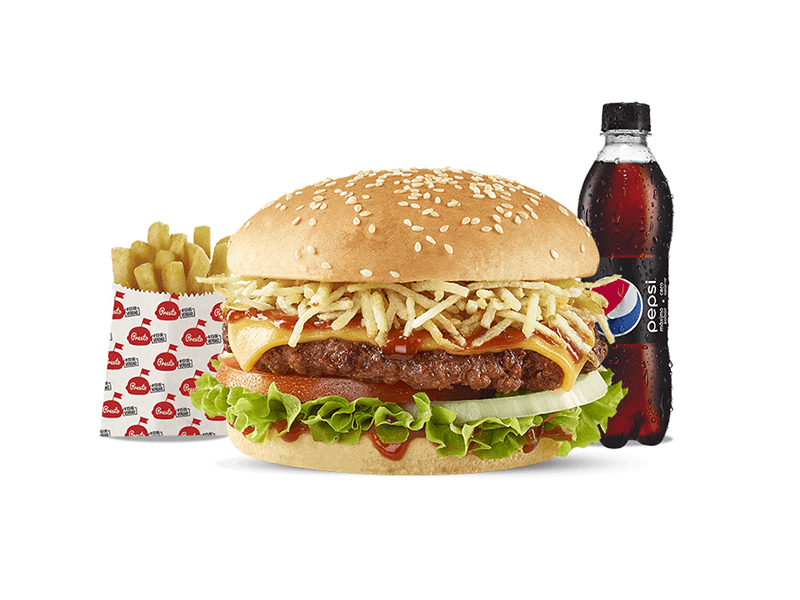 Combo Hamburguesa BBQ Crunch
