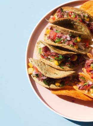 Tacos Venaditos Orden de 3 piezas.