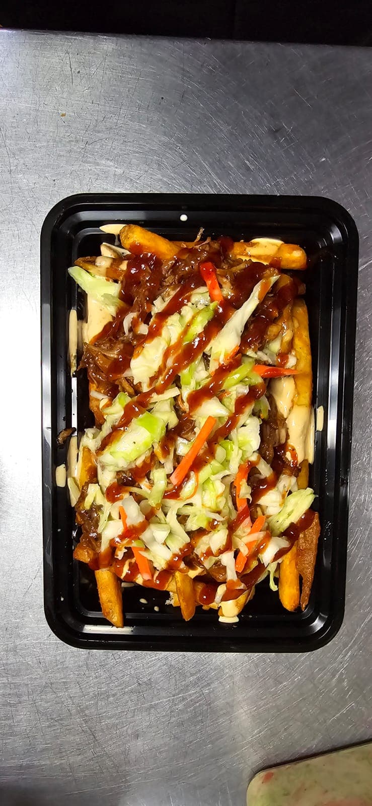 Pullpork Fries Medianas