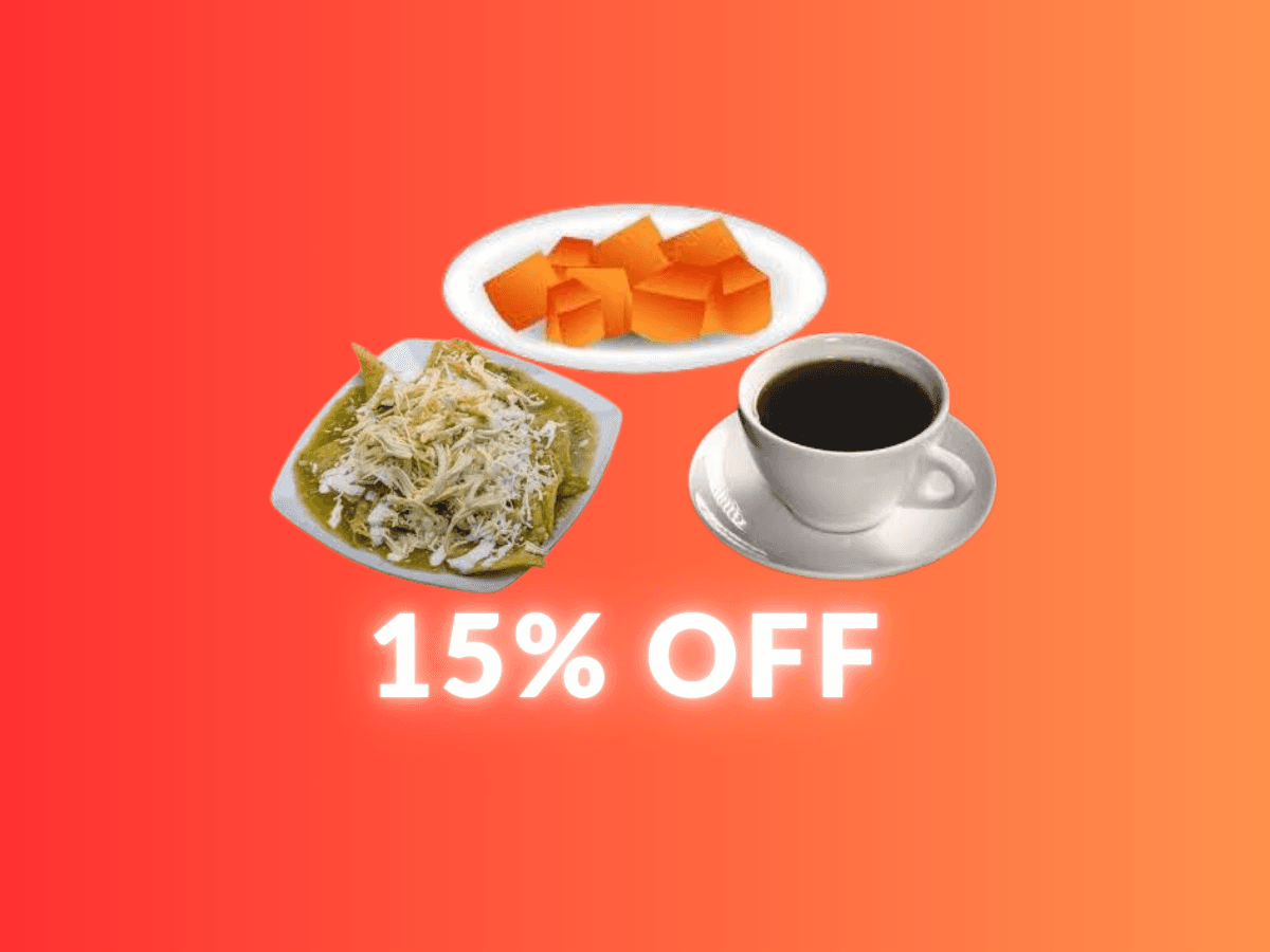 Combo El Consentido (incluye Café y Fruta)