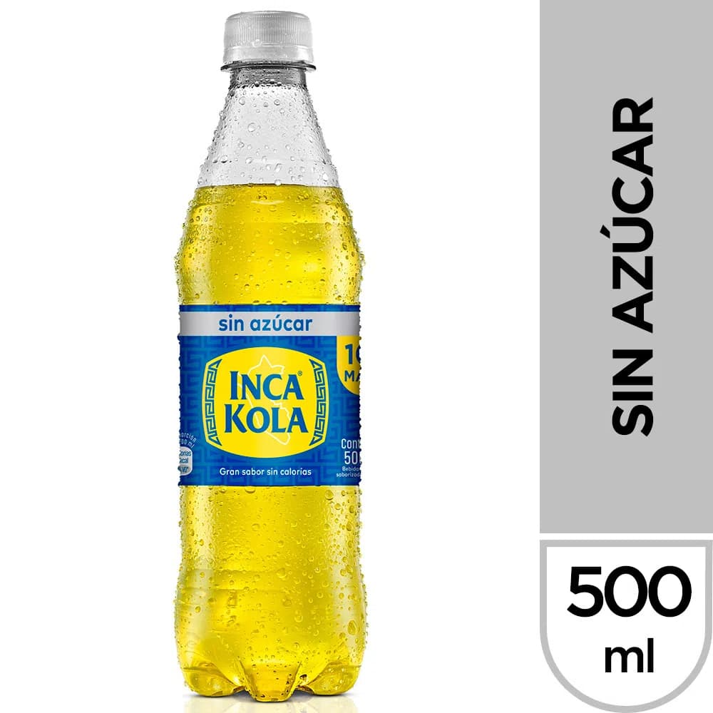 Inca Kola Sin Azúcar 500 ml