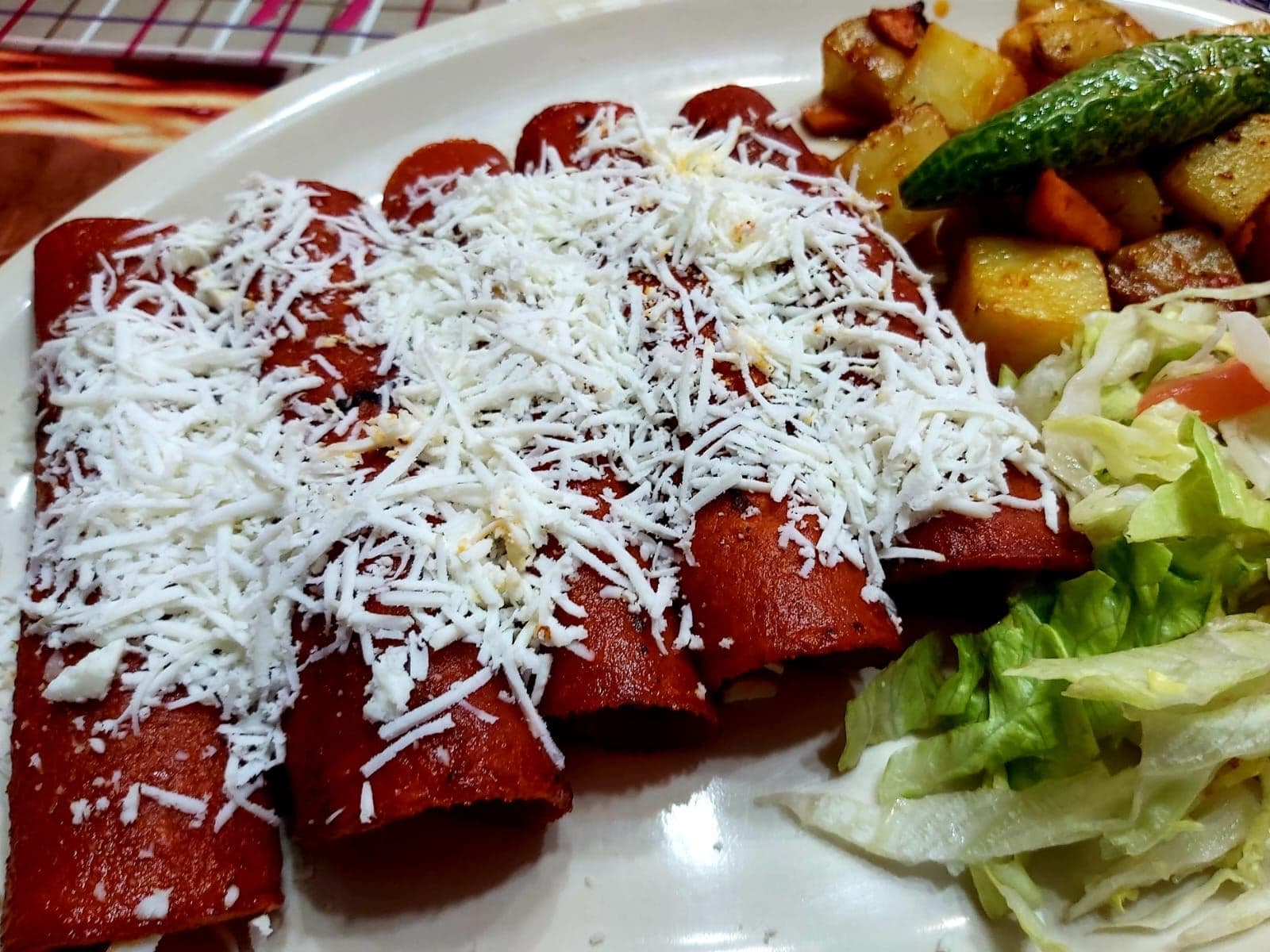 Enchiladas Rojas