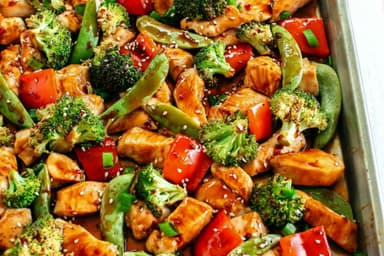 Pollo en Trocitos con Verduras