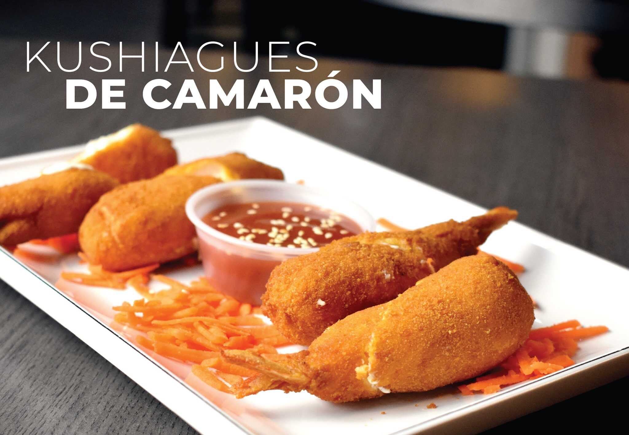 Kushiages de Camarón