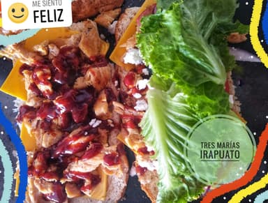 Baguette de Pollo BBQ