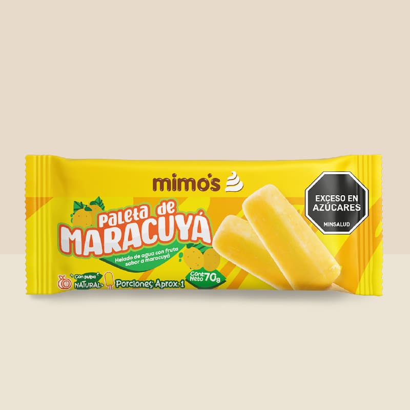 Paleta fruta Maracuya