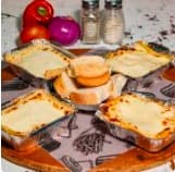 4 Lasagnas Mixtas de 250 Gr + Pan de Ajo