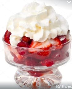 Fresas con Crema