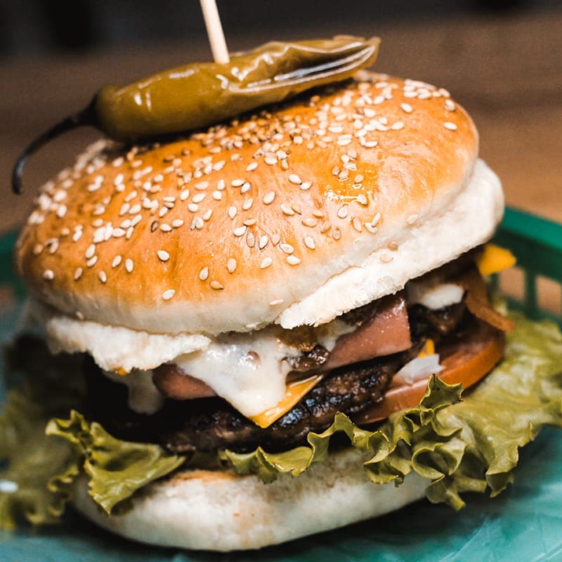 Hamburguesa Sencilla de Pollo