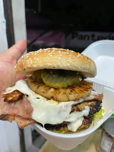 HAMBURGUESA HAWAIANA