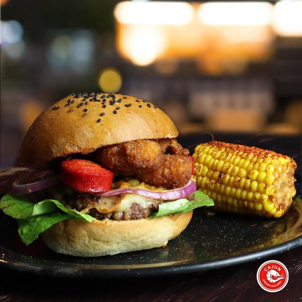 Hamburguesa Cajun