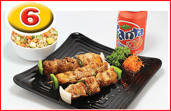 Combo Yakitori + Yakimeshi + Refresco