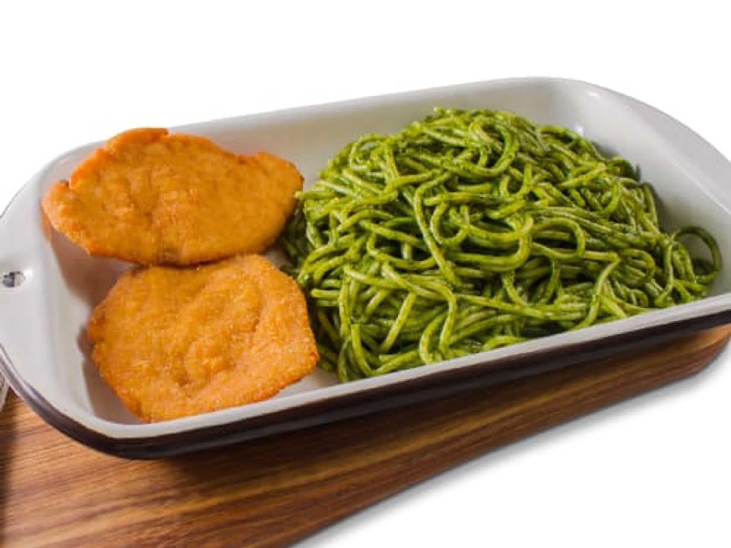 Tallarin Verde con Apanado