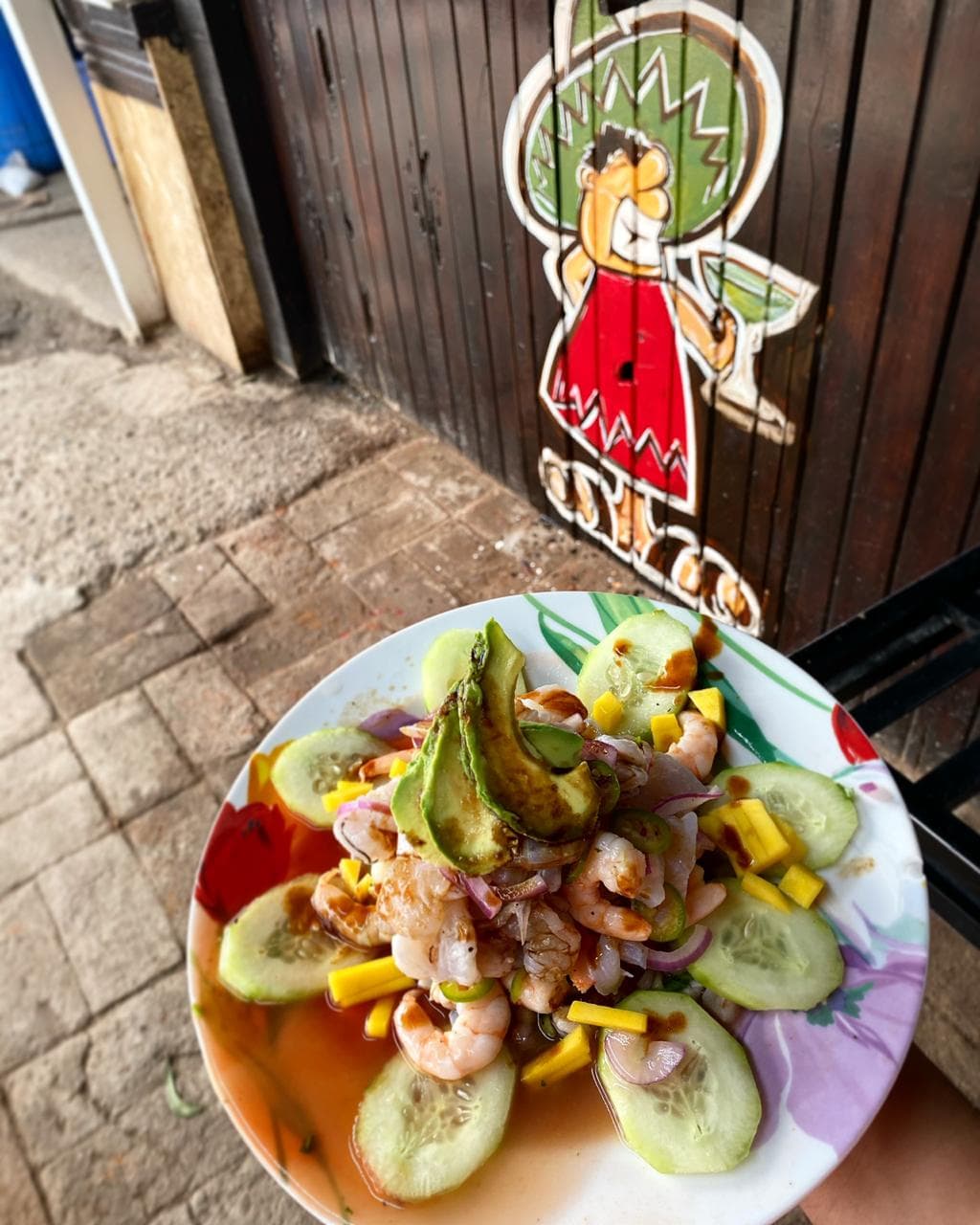 Tostada de Camarón y Pulpo