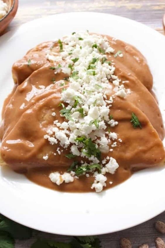 Enfrijoladas
