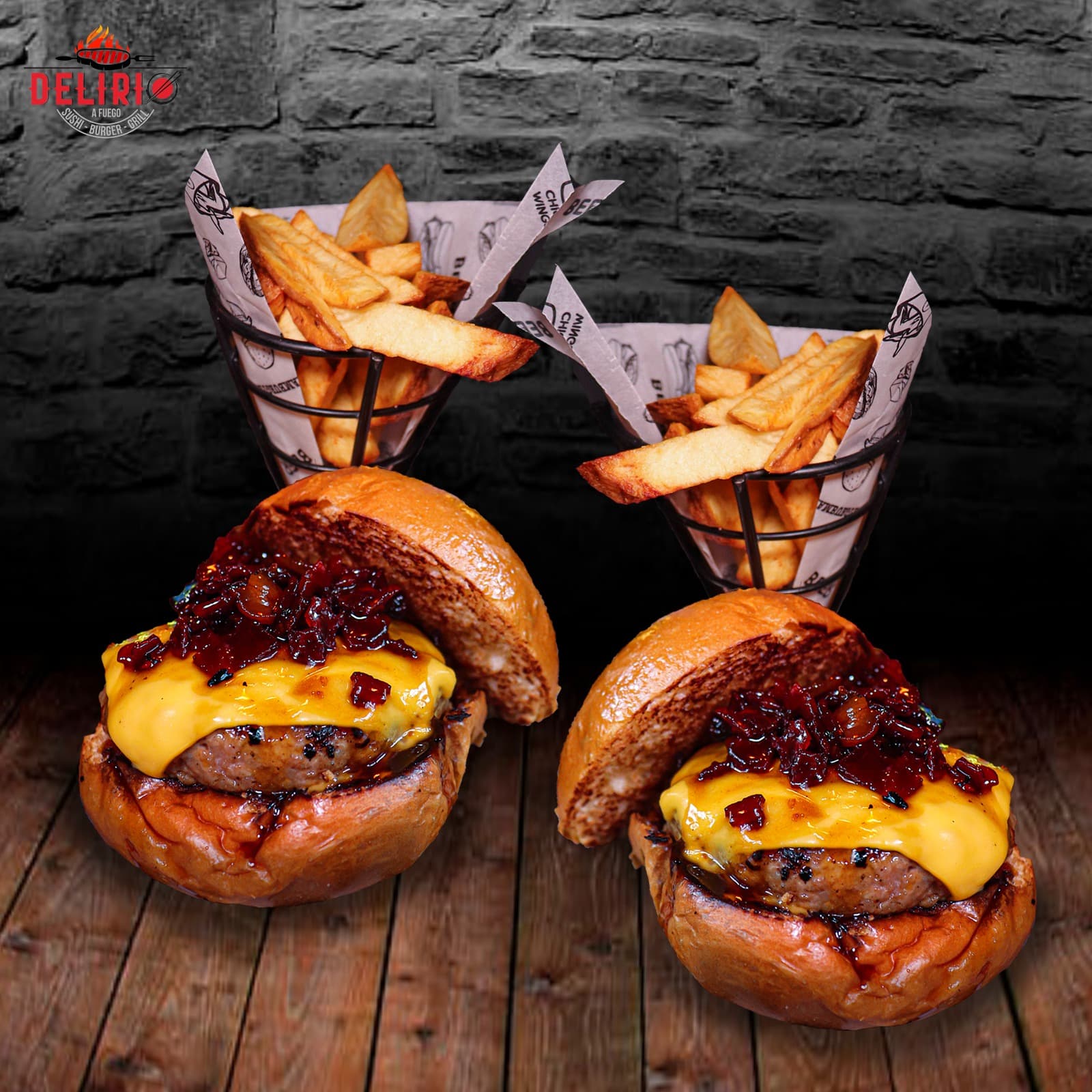 Combo-2x1 Bacon Honey Burger + Papas