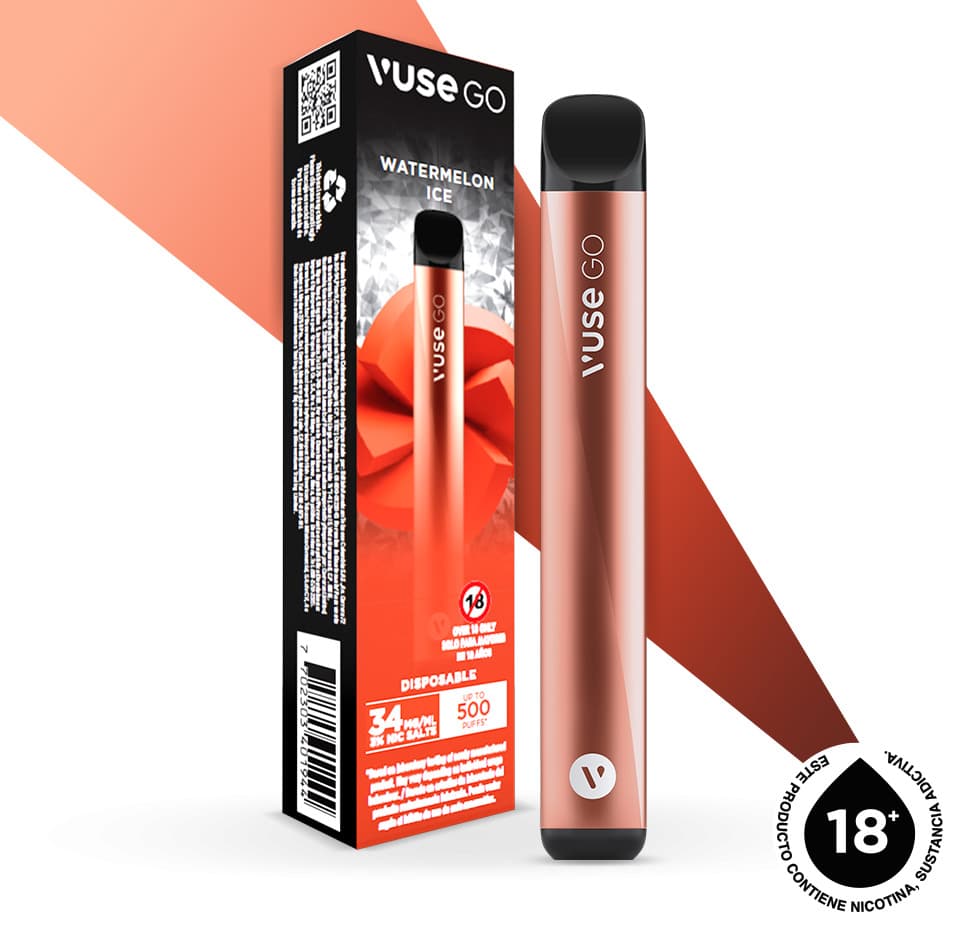 Vapeador Desechable Vuse Go Watermelon Ice 34 Mg