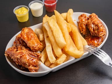 Alitas BBQ 6 Uds