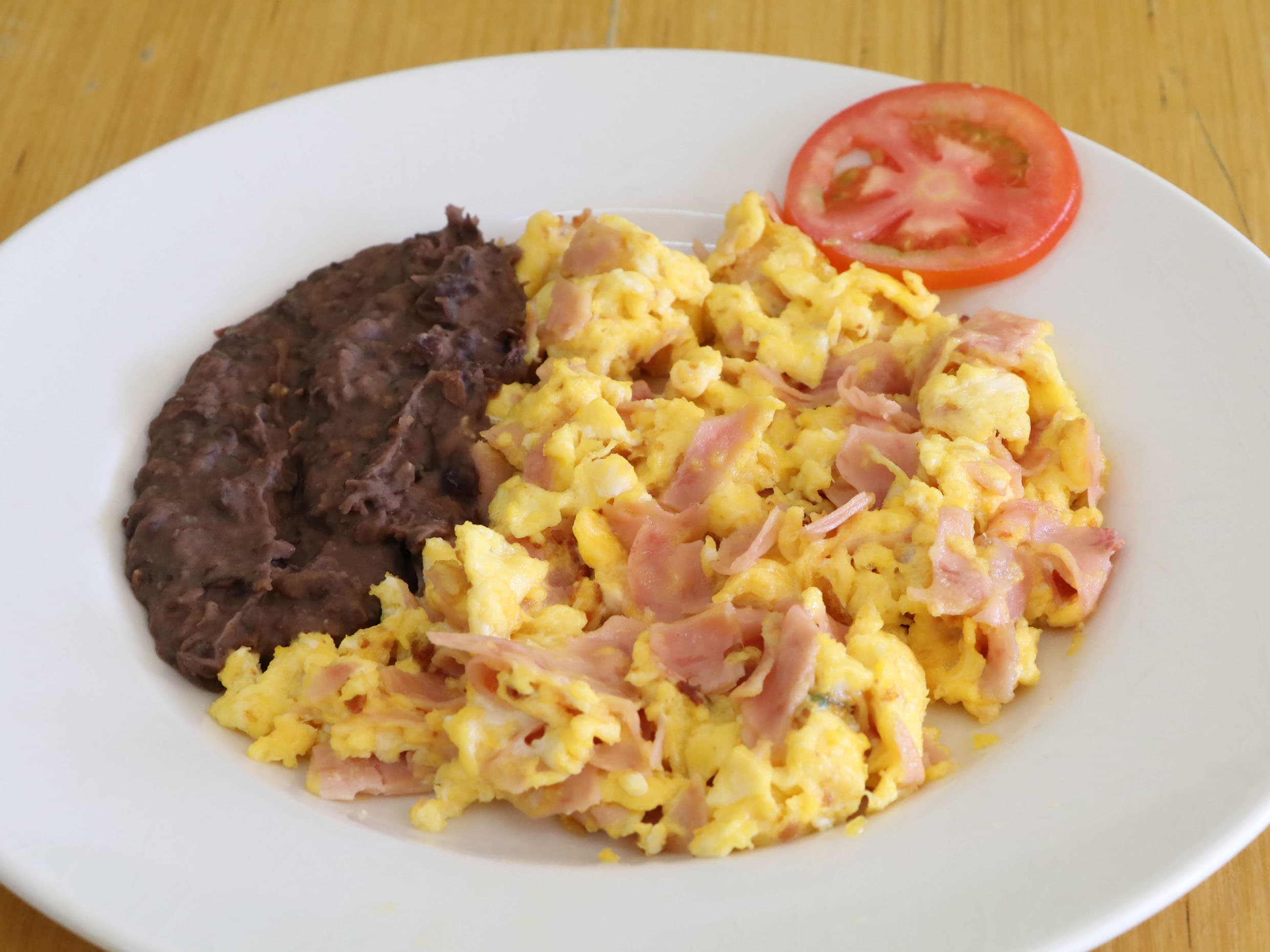 Huevos  jamón
