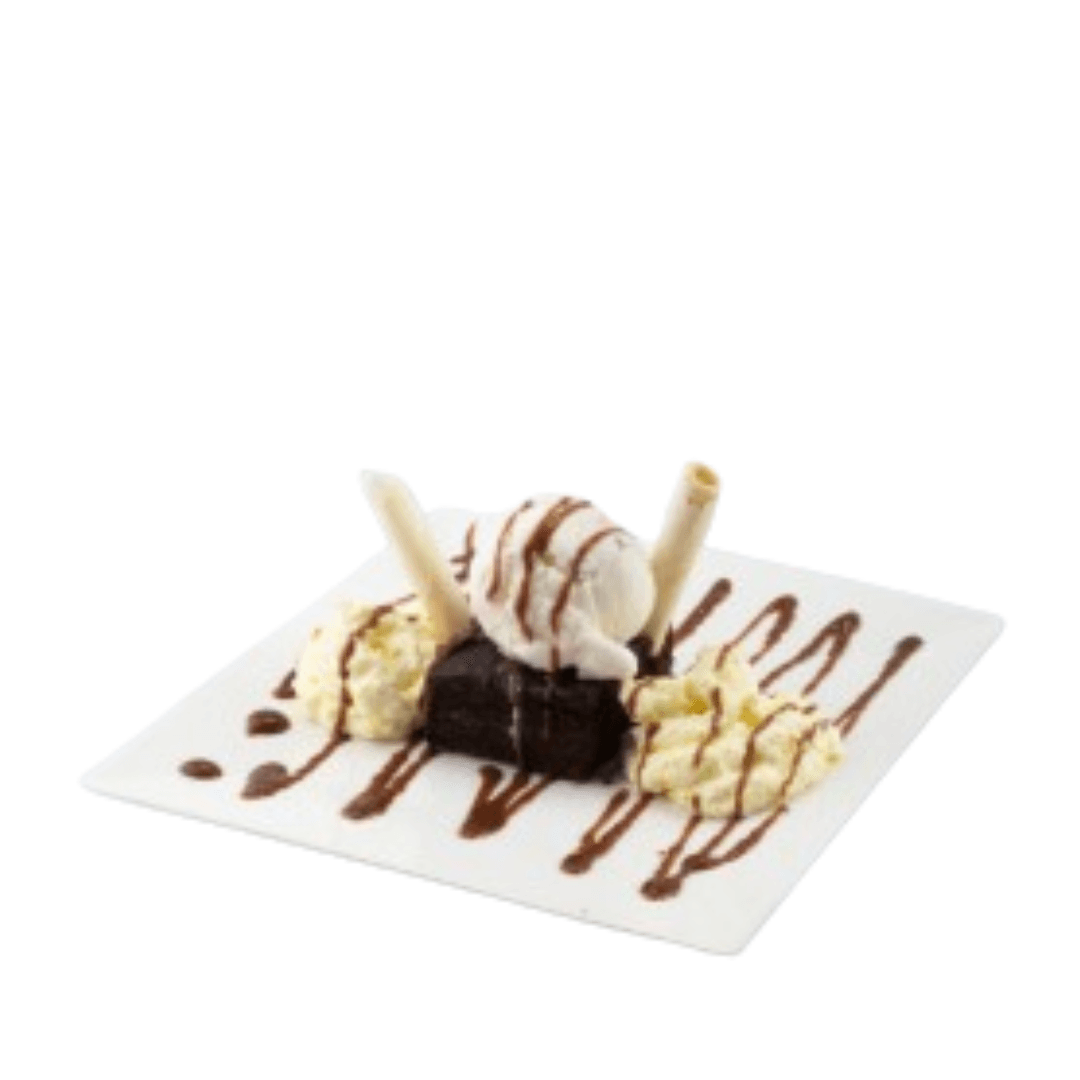 Brownie con Helado