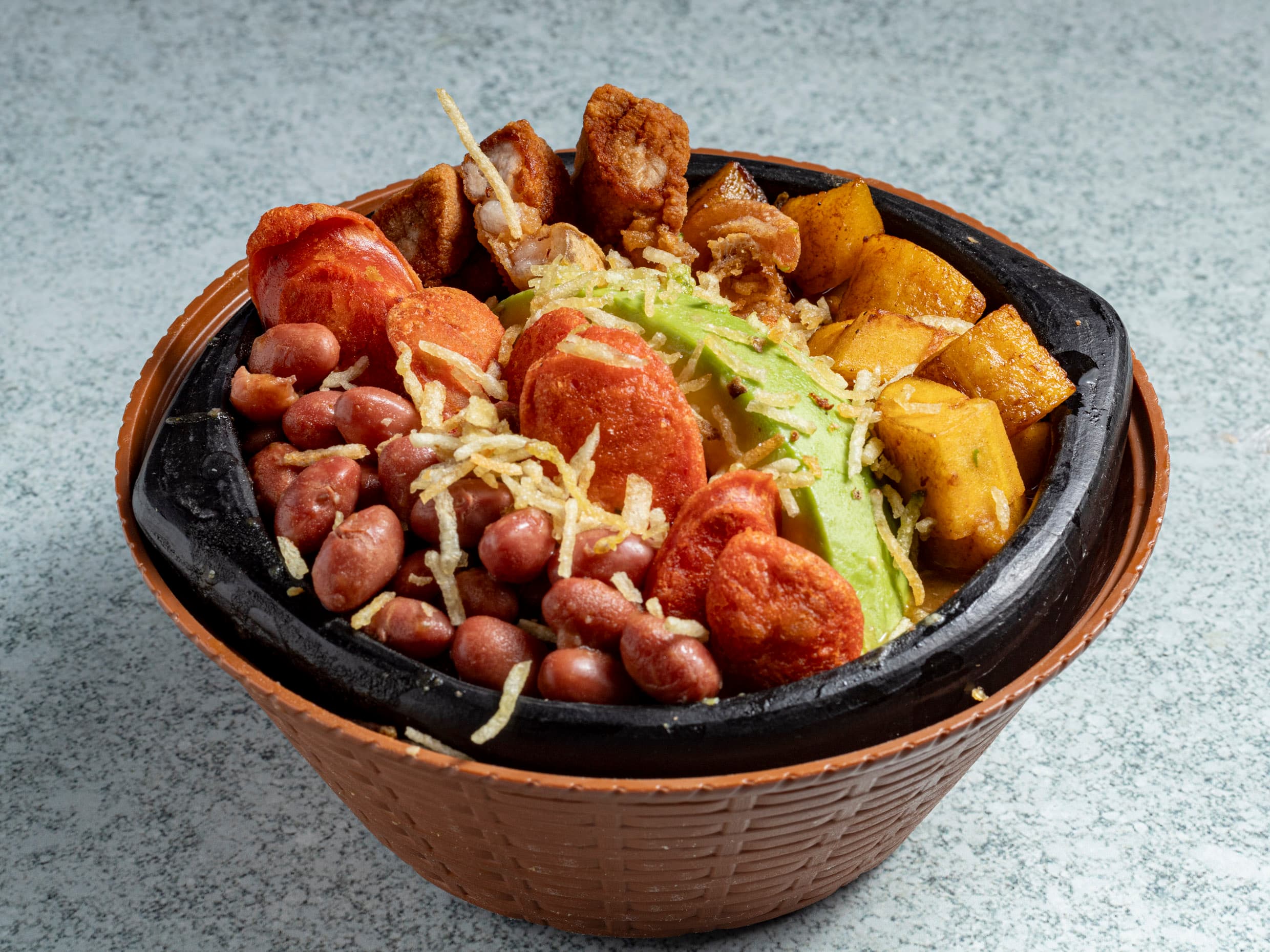 Cazuela de Frijoles.